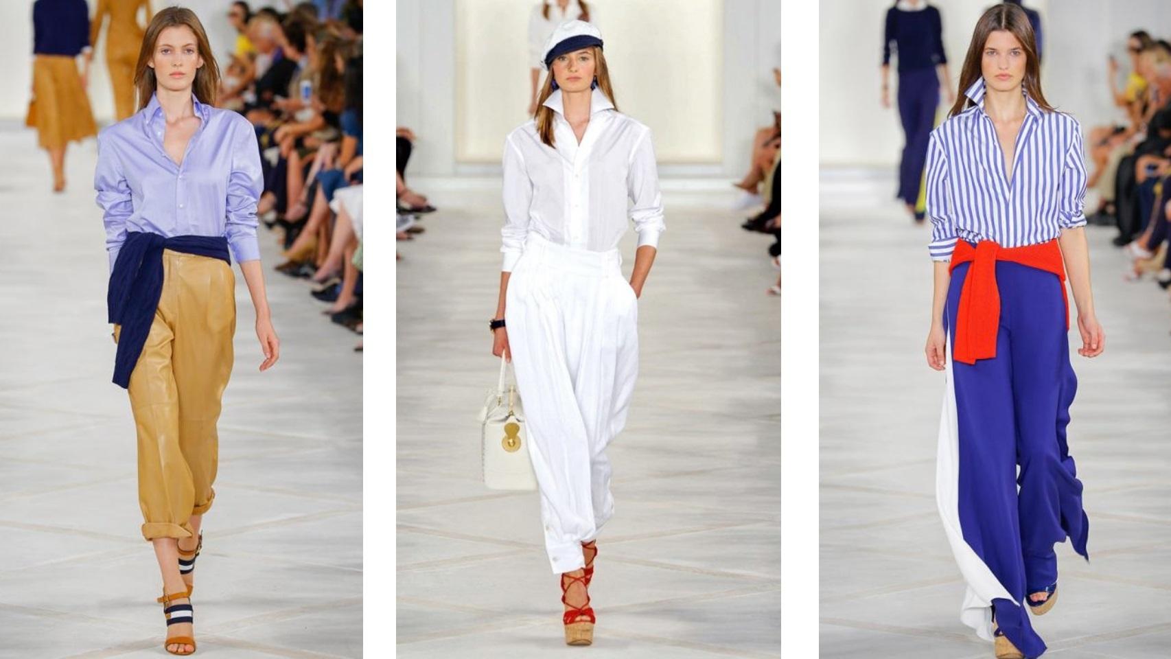 De izq. a dcha. Colección Primavera-Verano 2016 de Ralph Lauren.