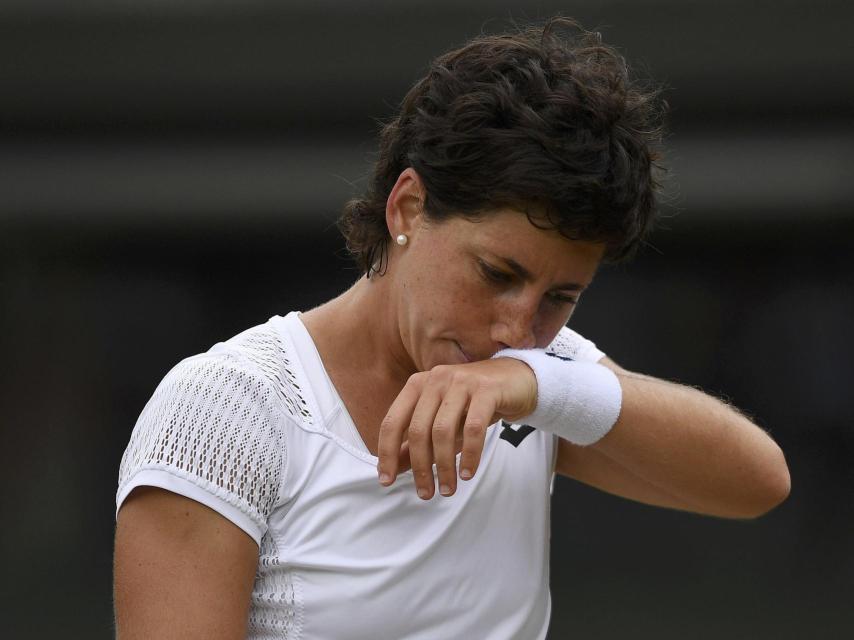 Carla Suárez, derrotada por Venus Williams.