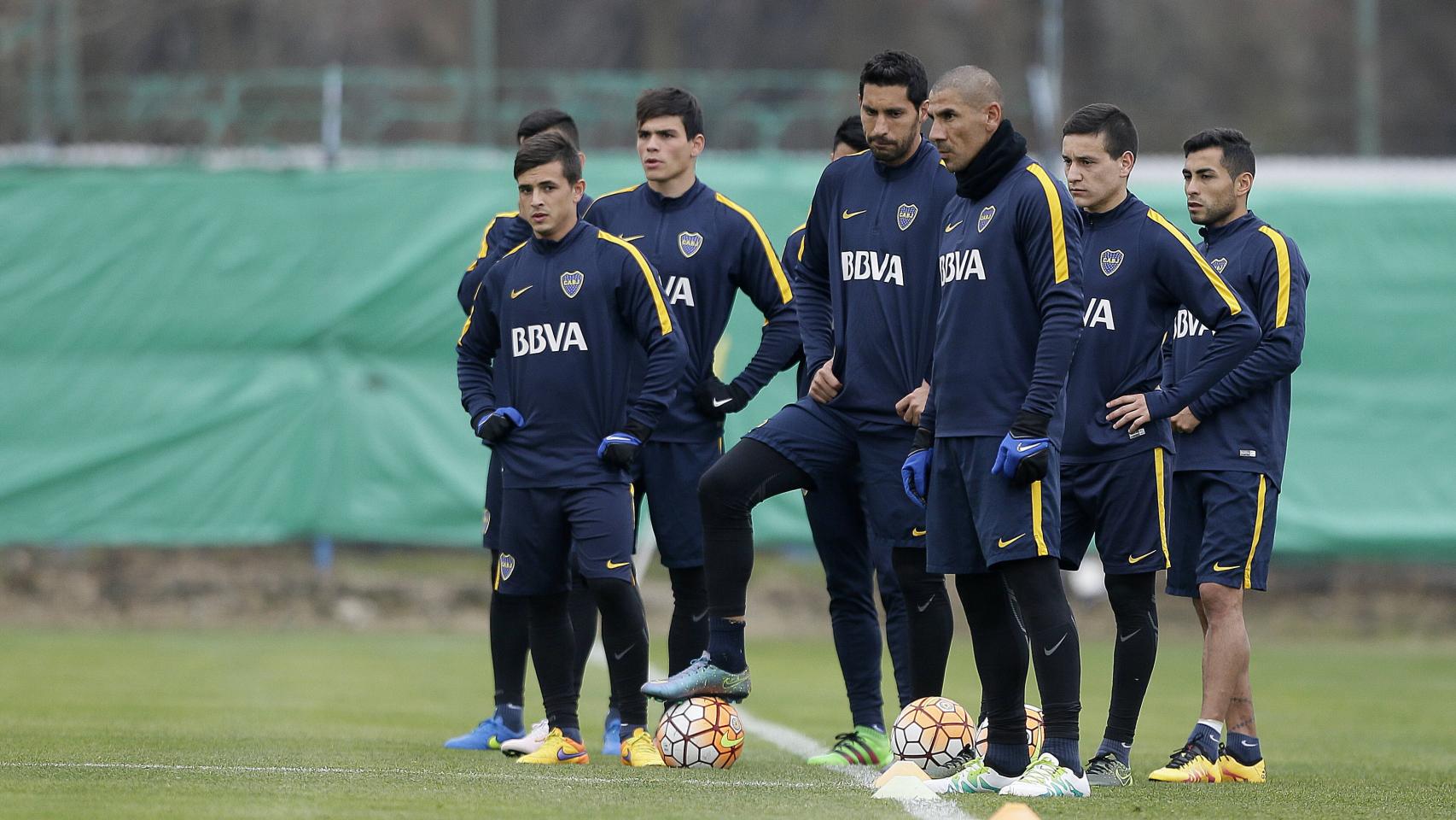 Entrenamiento de Boca Juniors.