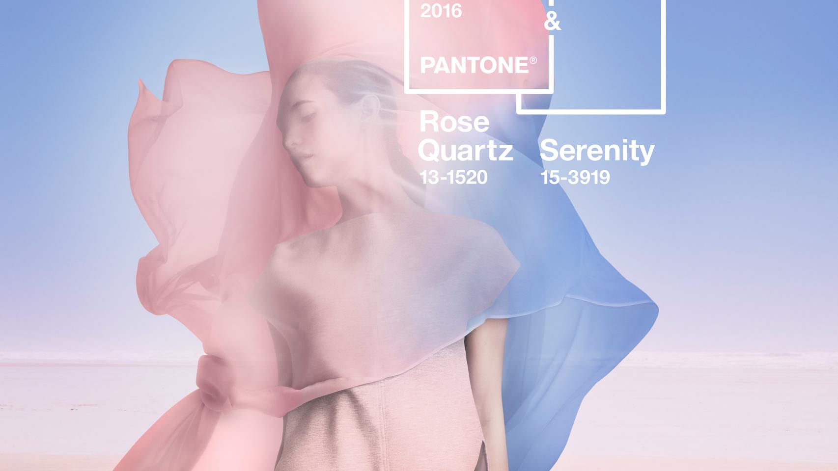 El color de 2016 es una combinación de dos.