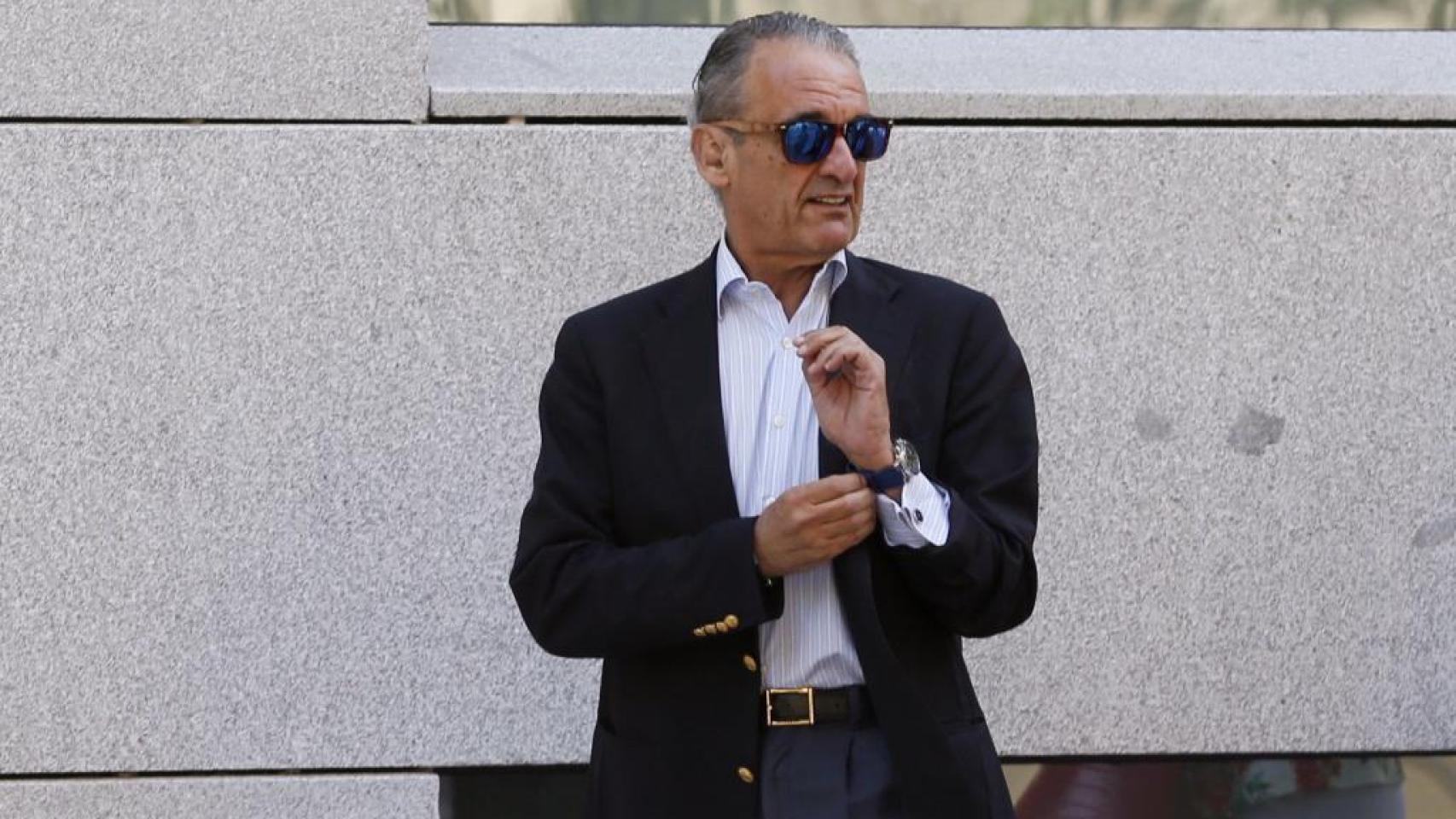 El financiero Mario Conde frente a la Audiencia Nacional.