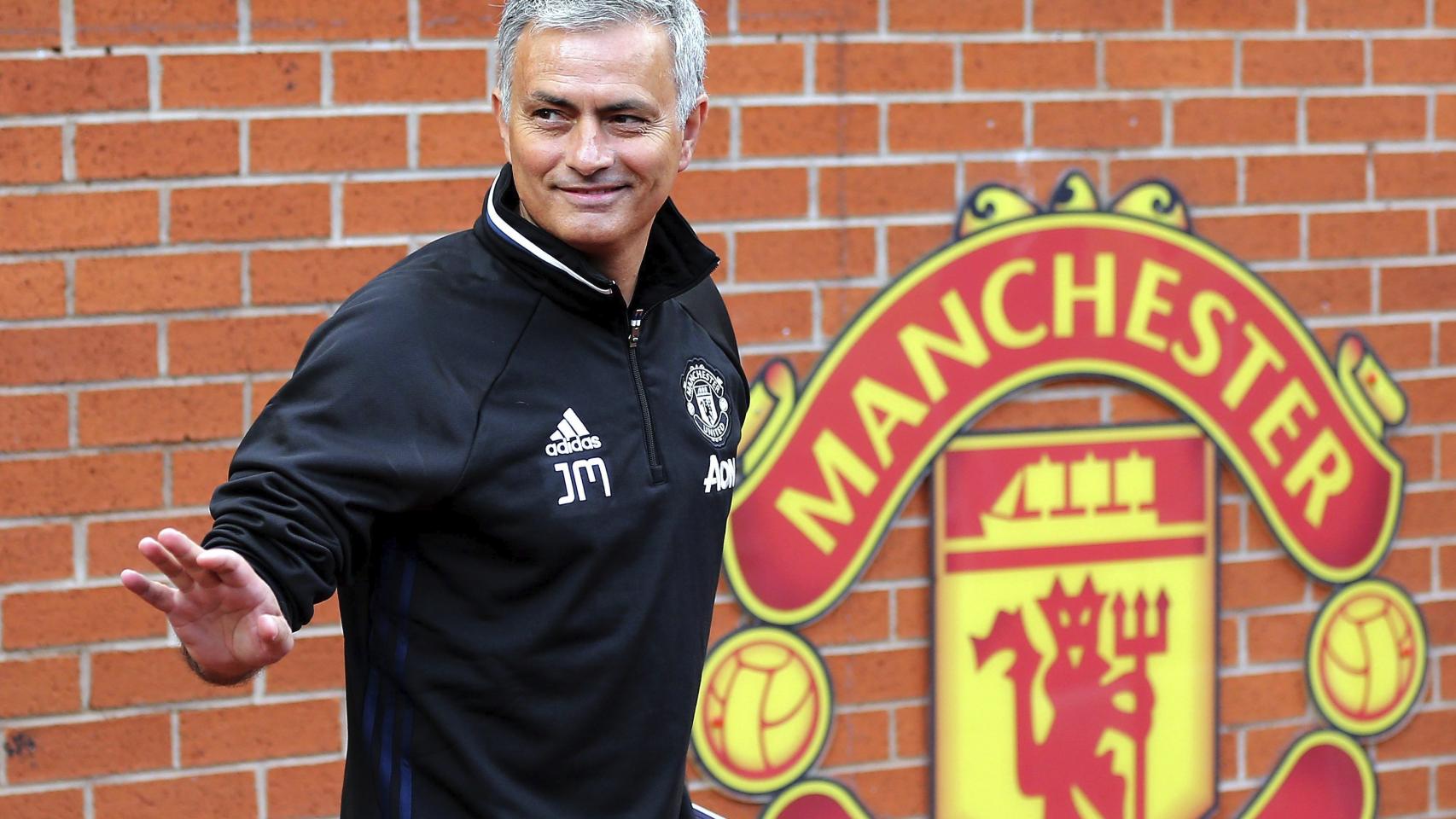 Mourinho, durante su presentación.