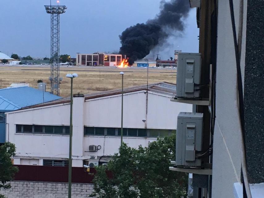 Imagen del accidente.