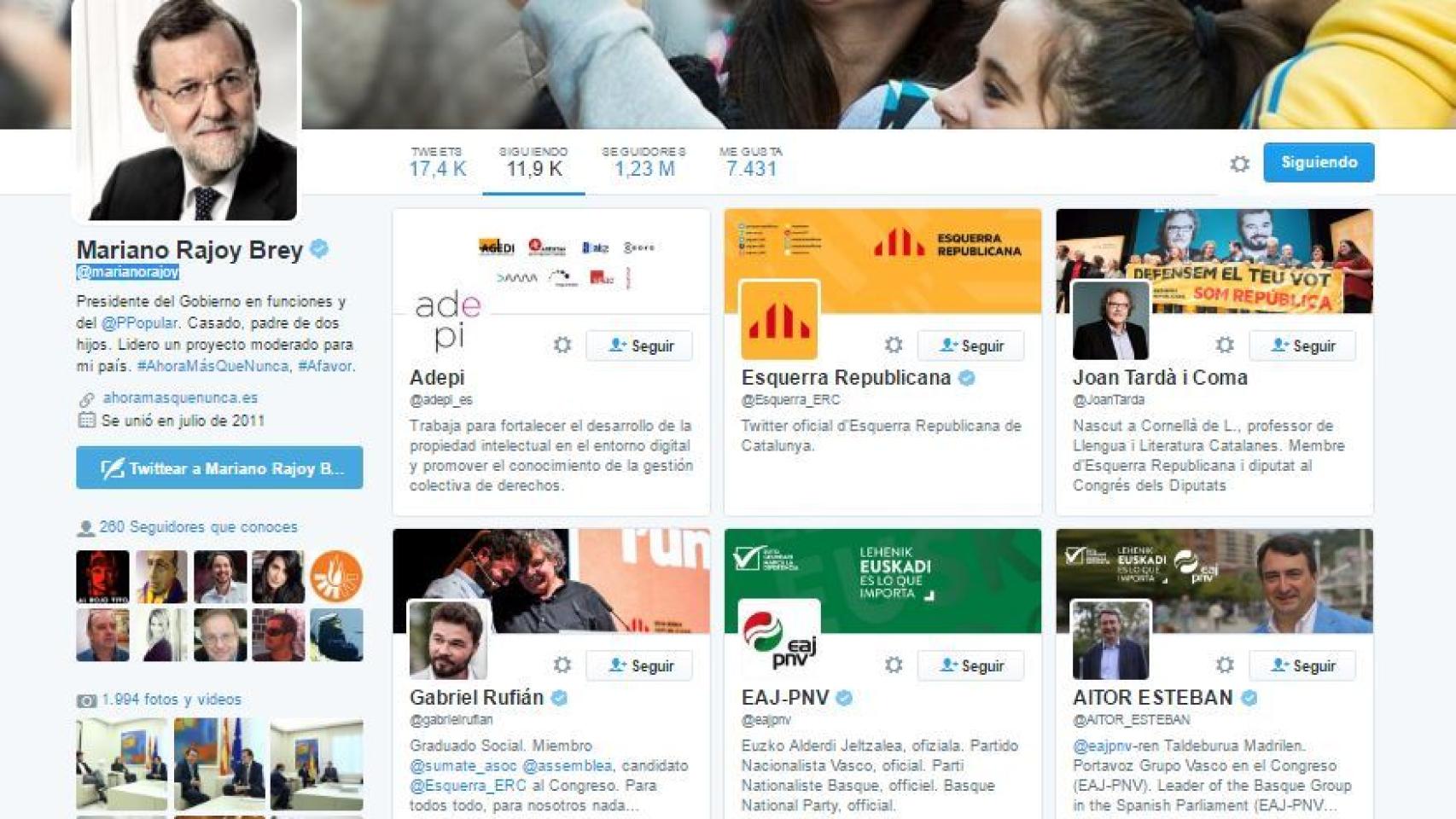 A quién sigue Rajoy.