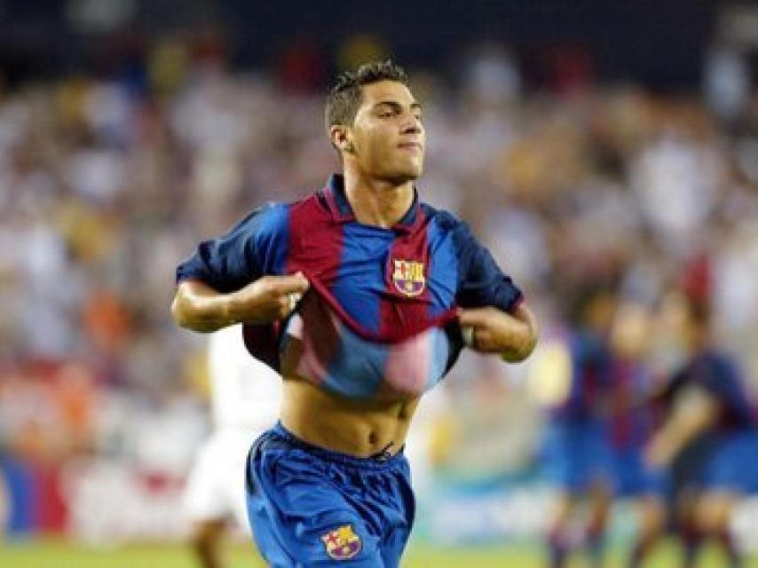 El futbolista en su paso por el Barcelona