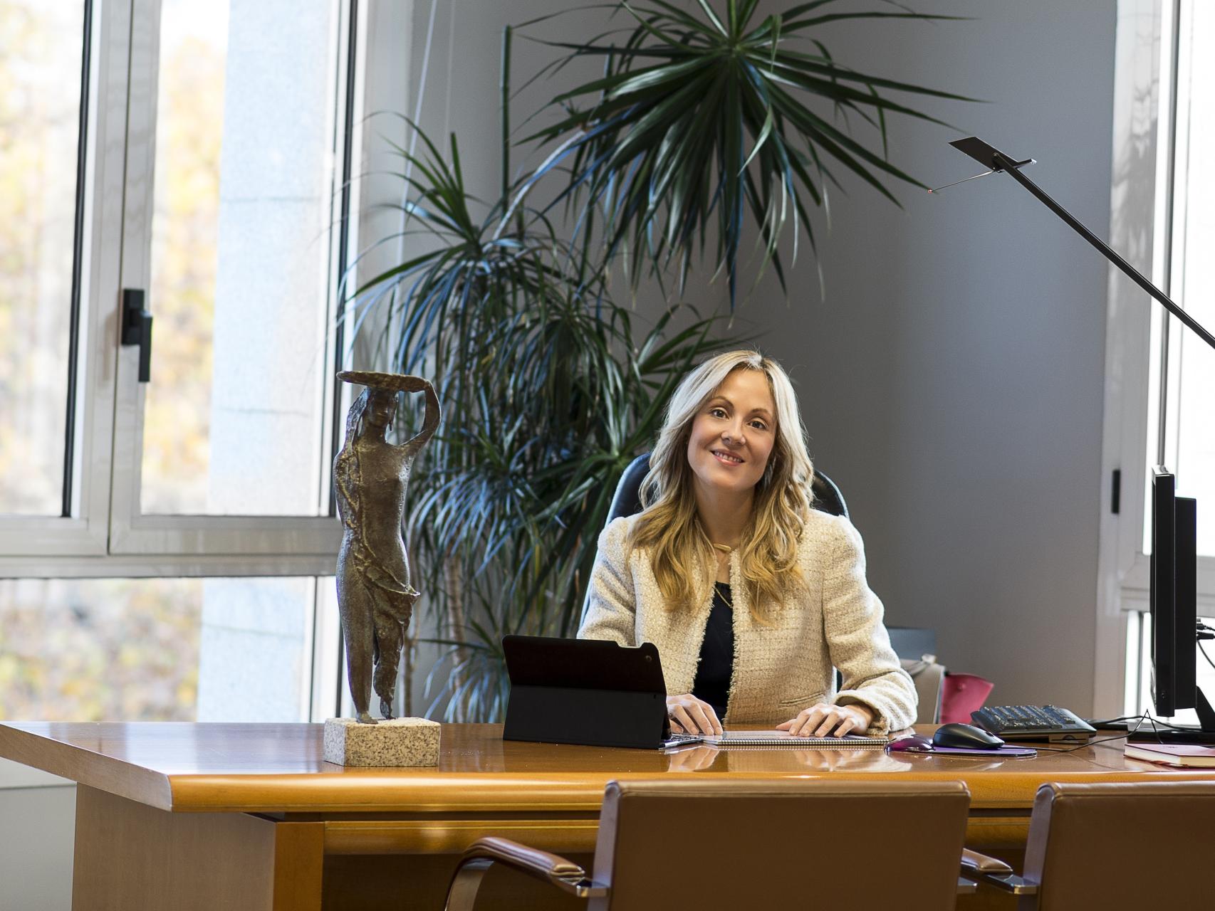 Emma Navarro, presidenta del ICO y exjefa del gabinete Guindos.