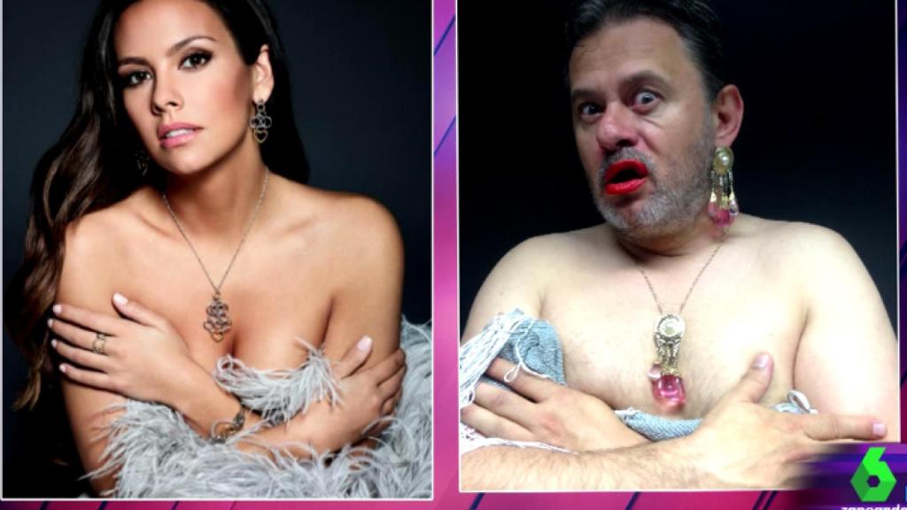 Las fotos de Miki Nadal imitando a Cristina Pedroche