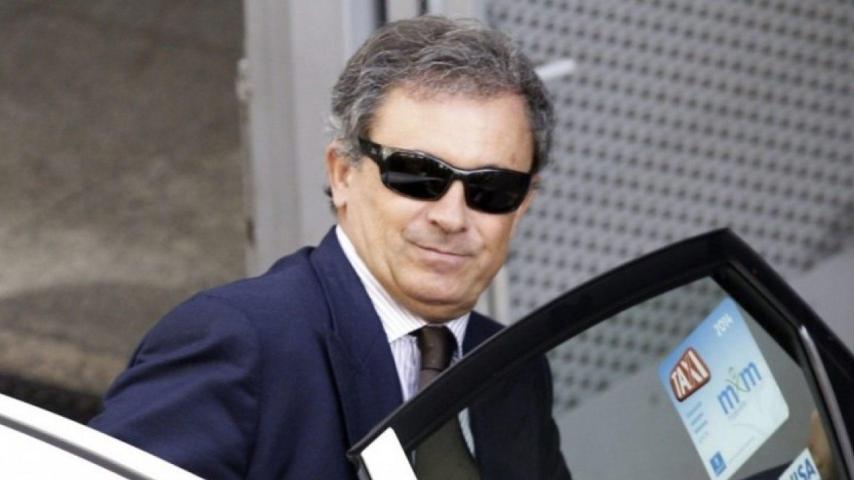 Jordi Pujol Ferrusola saliendo de la Audiencia Nacional.