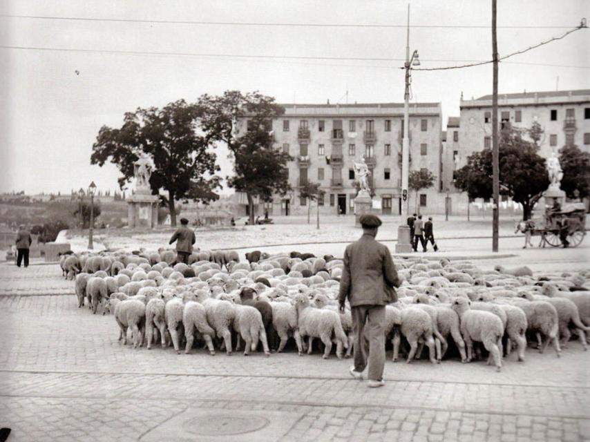 Fotografía de Pirámides, en Madrid, de julio de 1936, antes del Golpe de Estado.