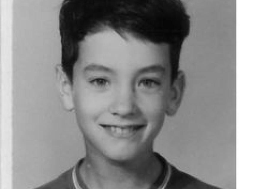 Hanks de pequeño