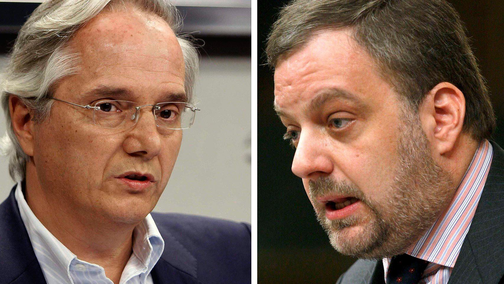 El ex diputado Pedro Gómez de la Serna y el ex embajador  Gustavo de Arístegui.