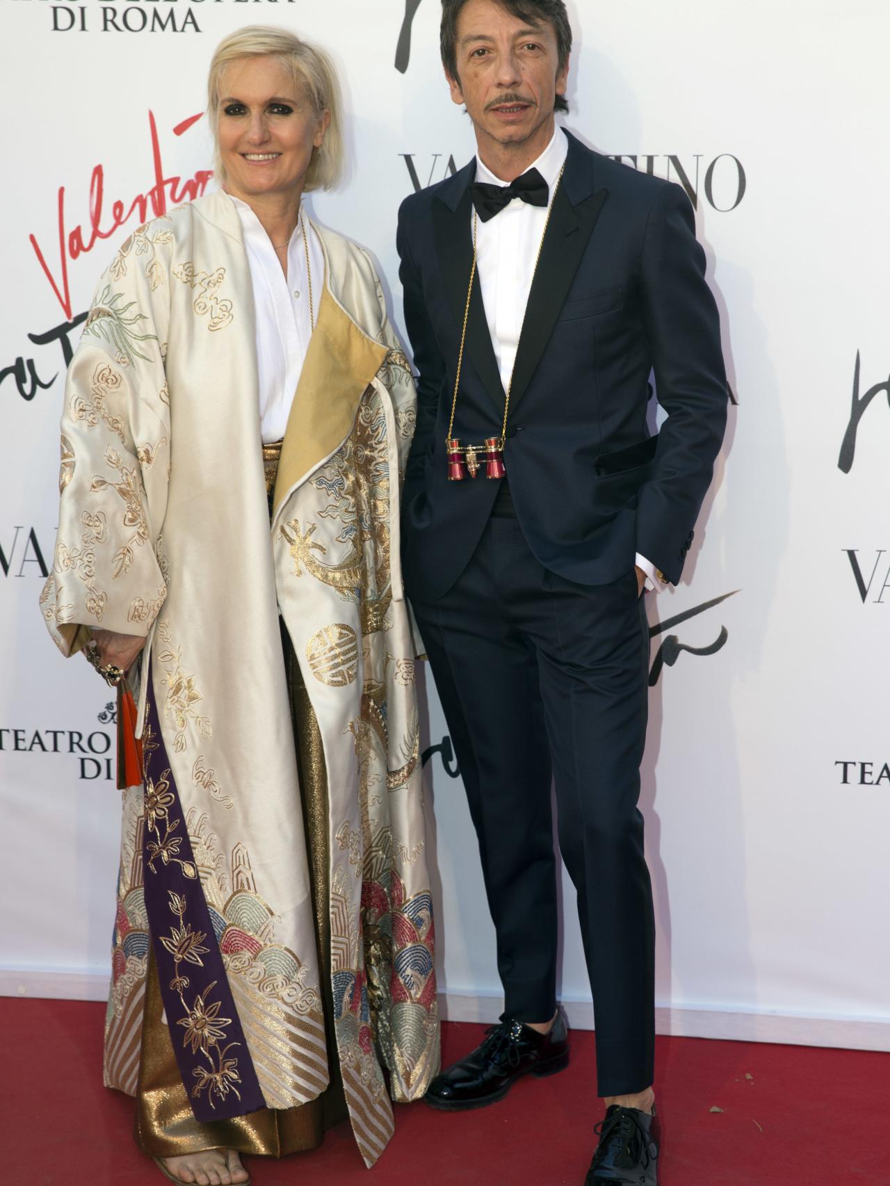 Maria Grazia y su ya ex-compañero Pierpaolo Piccioli.