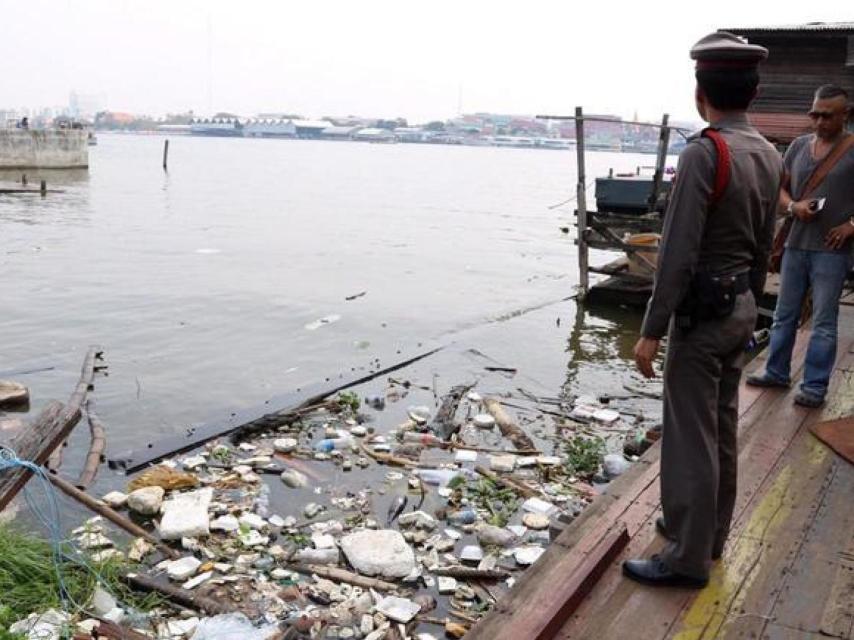 Lugar del río Chao Praya donde aparecieron los primeros restos de David Bernat, el 4 de febrero de 2016.