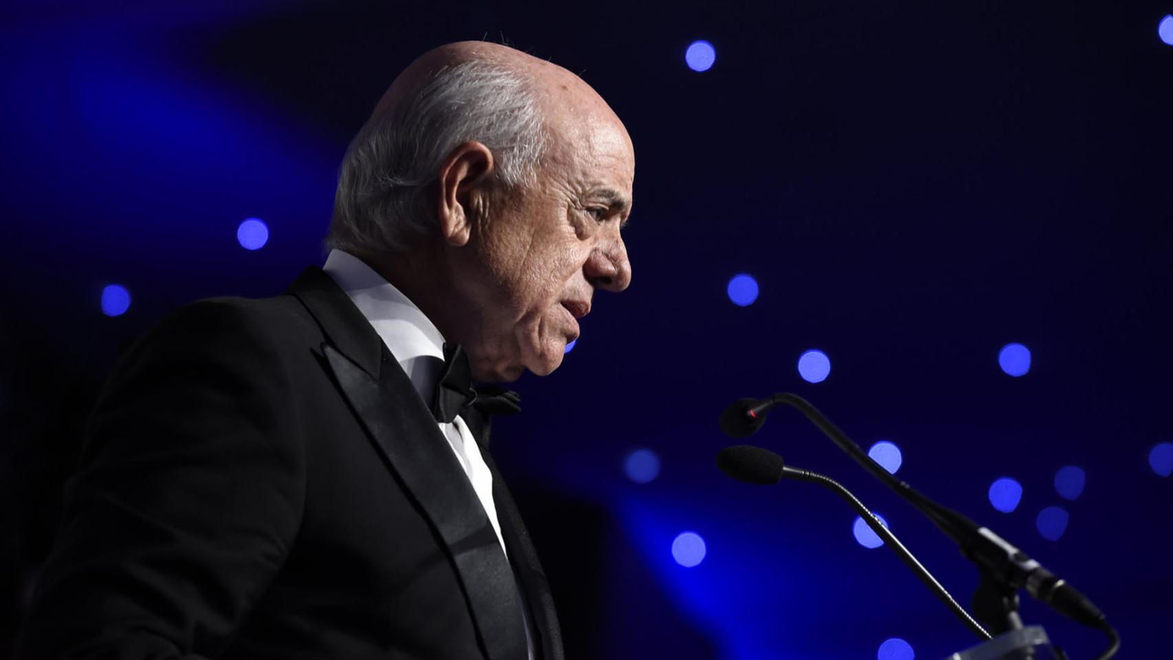 Francisco González, durante la entrega de los premios el pasado 6 de julio en Londres. EUROMONEY