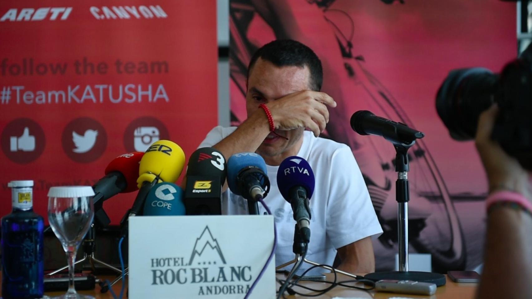 Purito se emociona al anunciar su retirada.