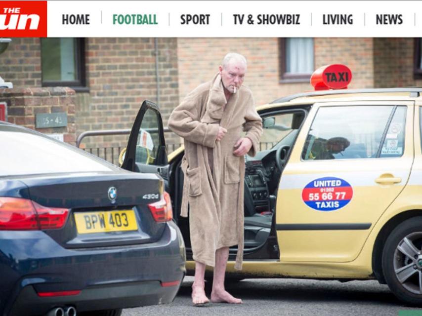 Gascoigne continúa con sus problemas de alcoholismo.