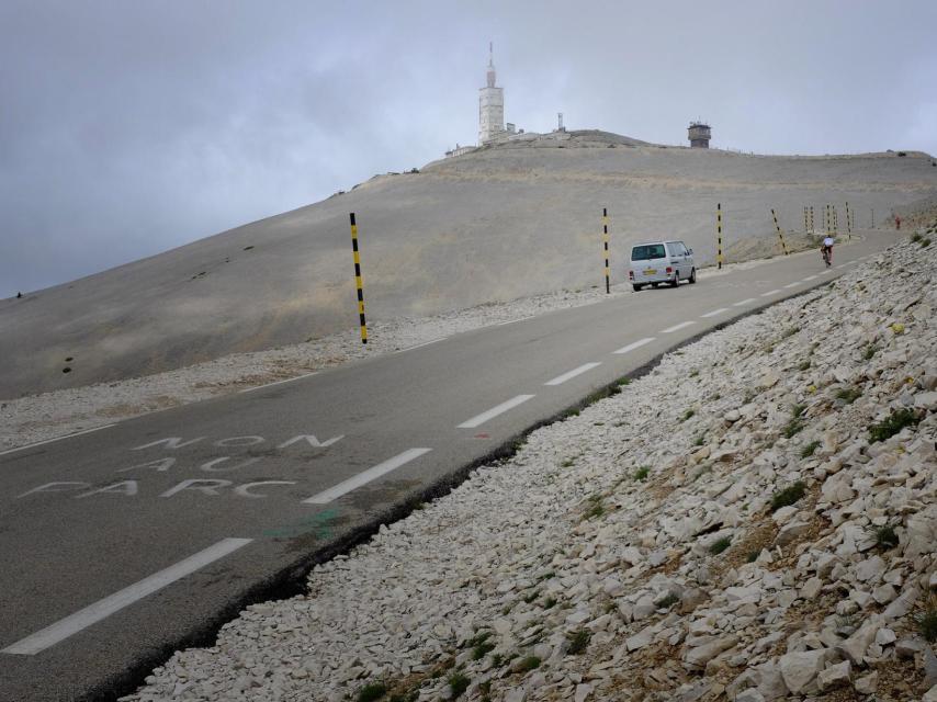 La subida al Mont Ventoux.