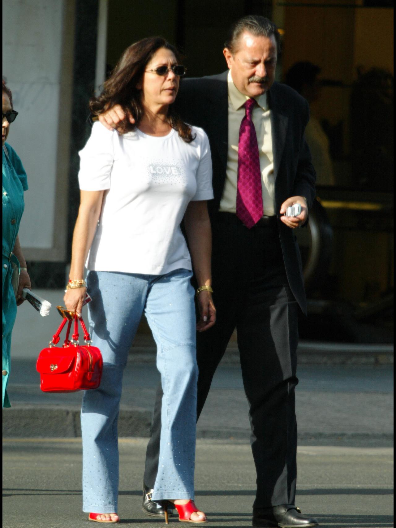 La cantante cuando salía con el ex alcalde de Marbella, Julián Muñoz