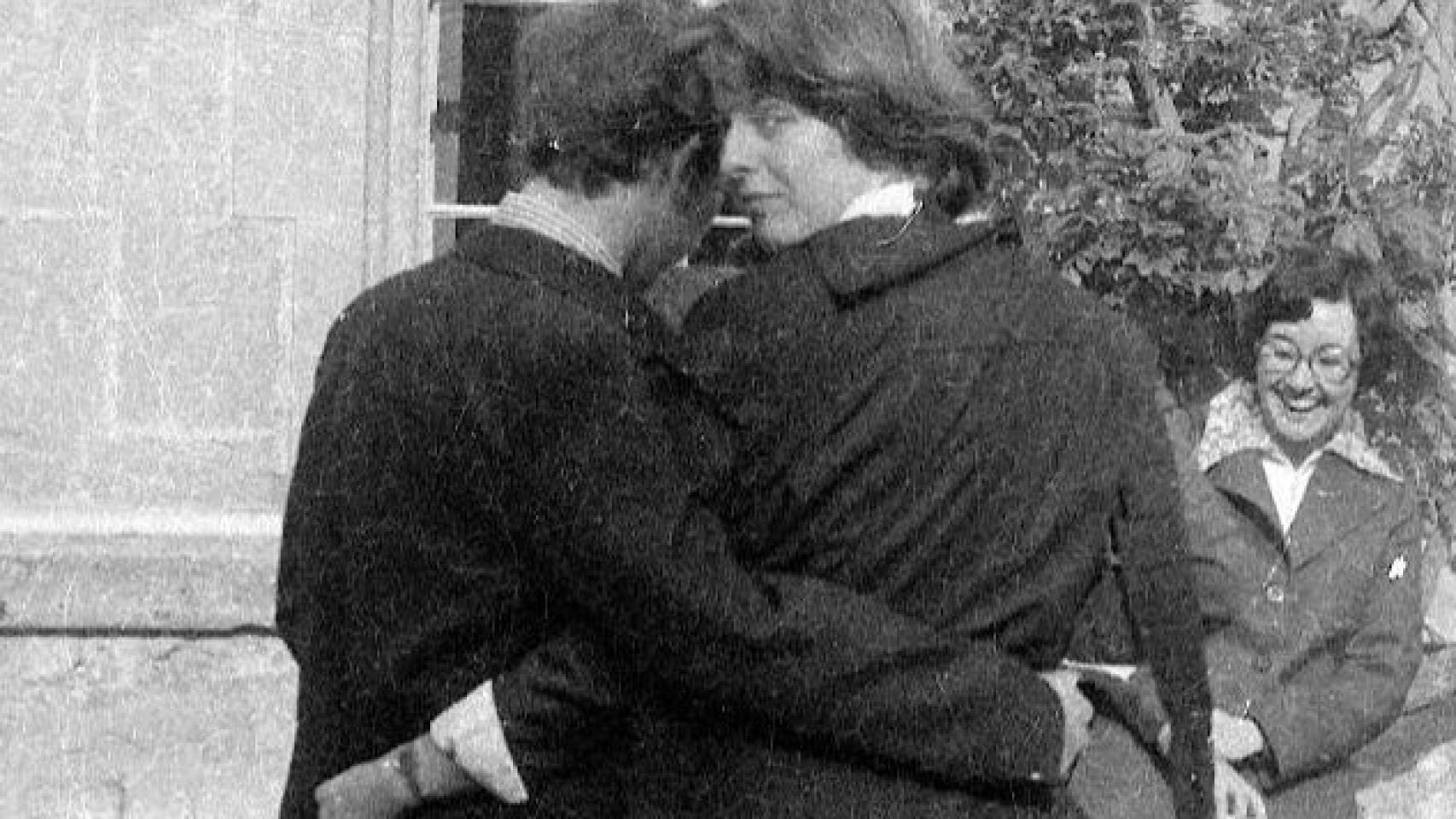 Theresa may y Philip cuando eran novios