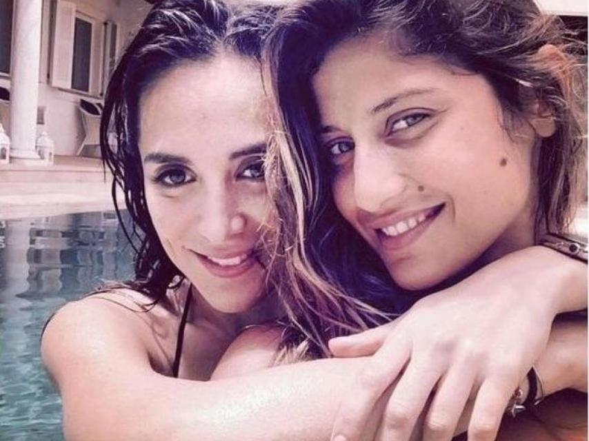 La hermana de la novia junto a Tamara Falcó.
