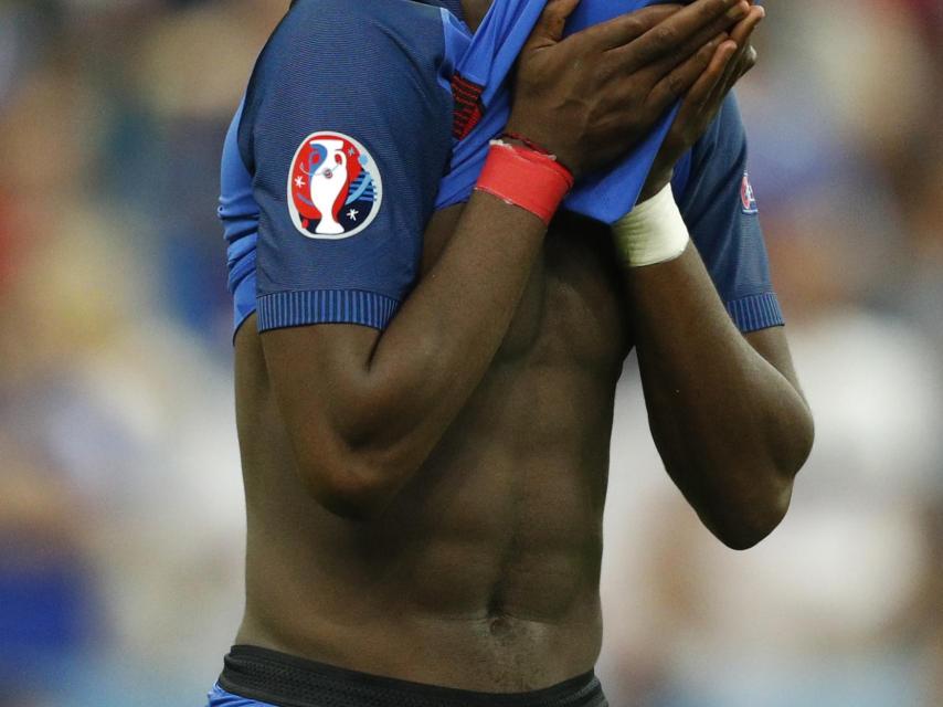 Pogba después de la final de la Eurocopa.