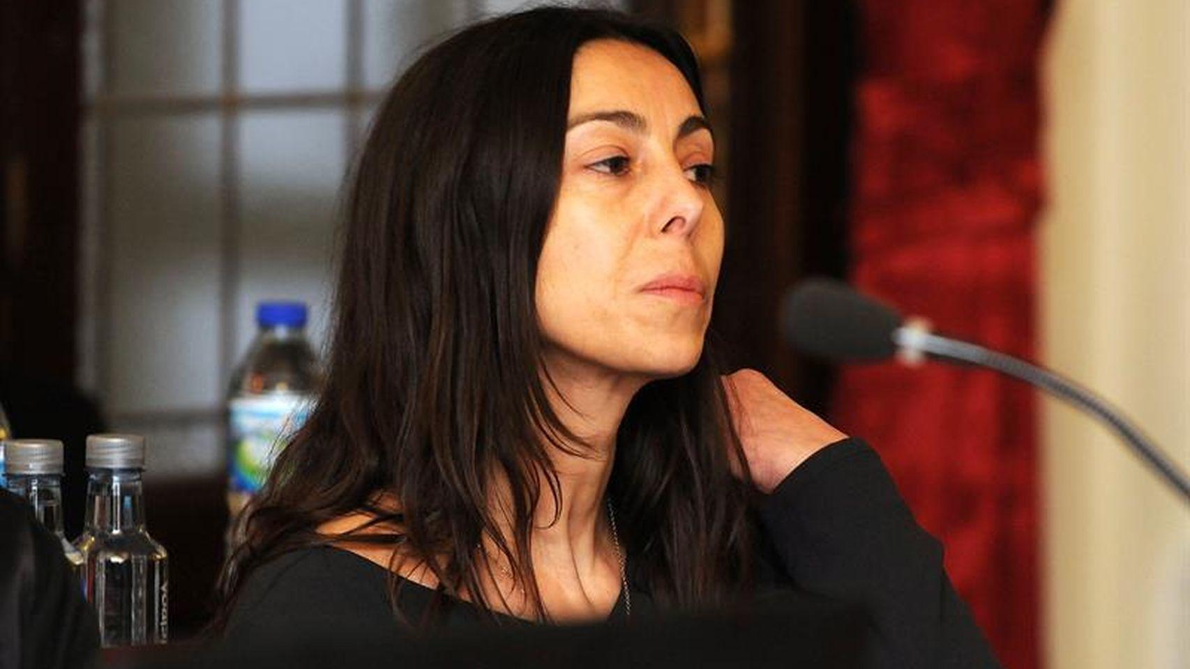 Raquel Gago, durante la vista ante el Jurado