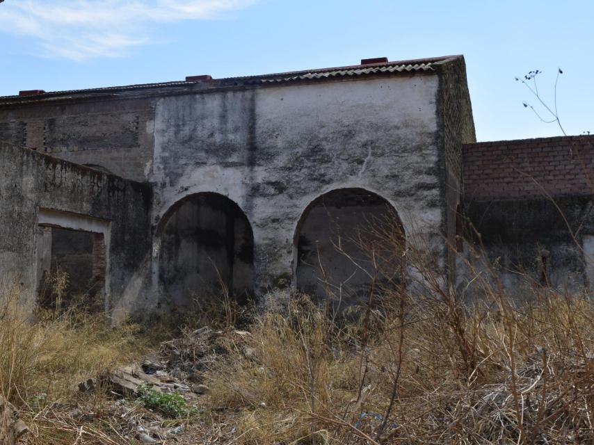Restos de las dependencias del Campo de las Arenas.
