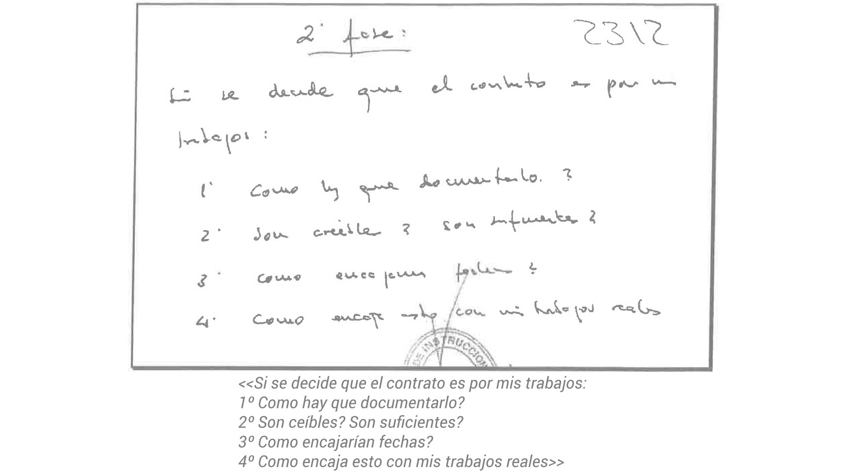 El socio de Rato se preguntaba si su plan sería creíble