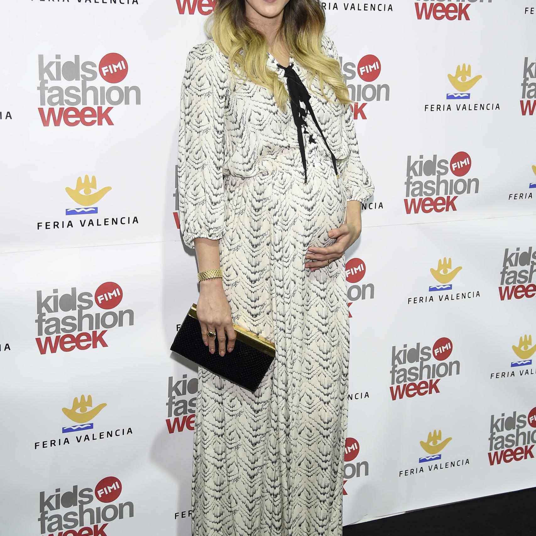 Astrid Klisans en la recta final de su embarazo