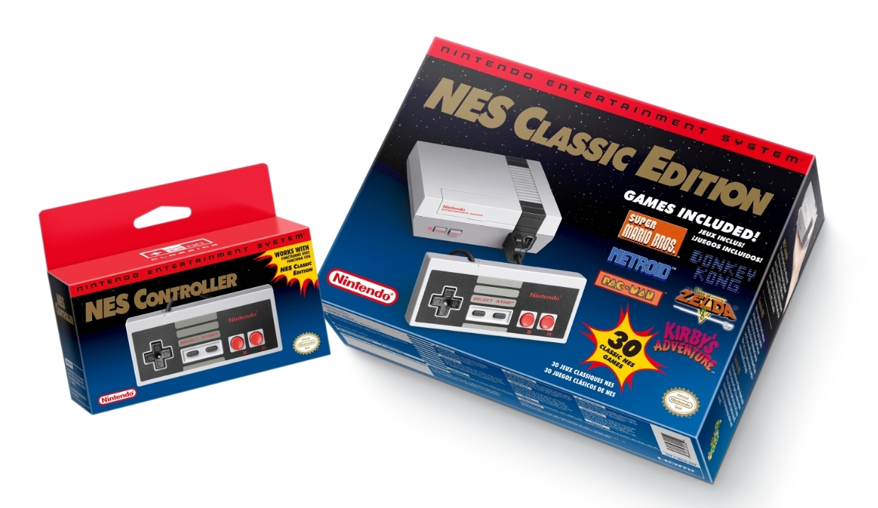 nes mini classic 2016 nintendo