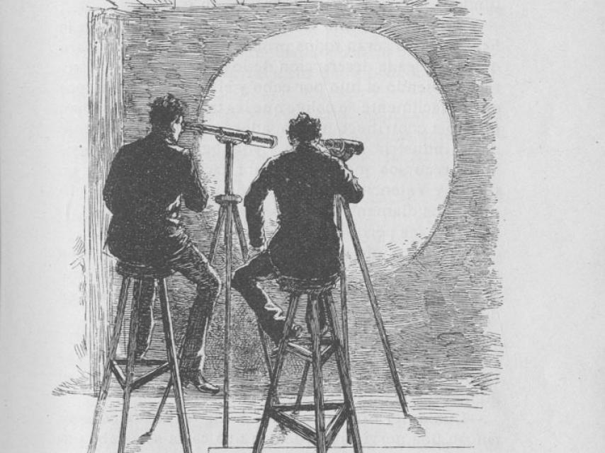 Página de la edición original de El anacronópete.