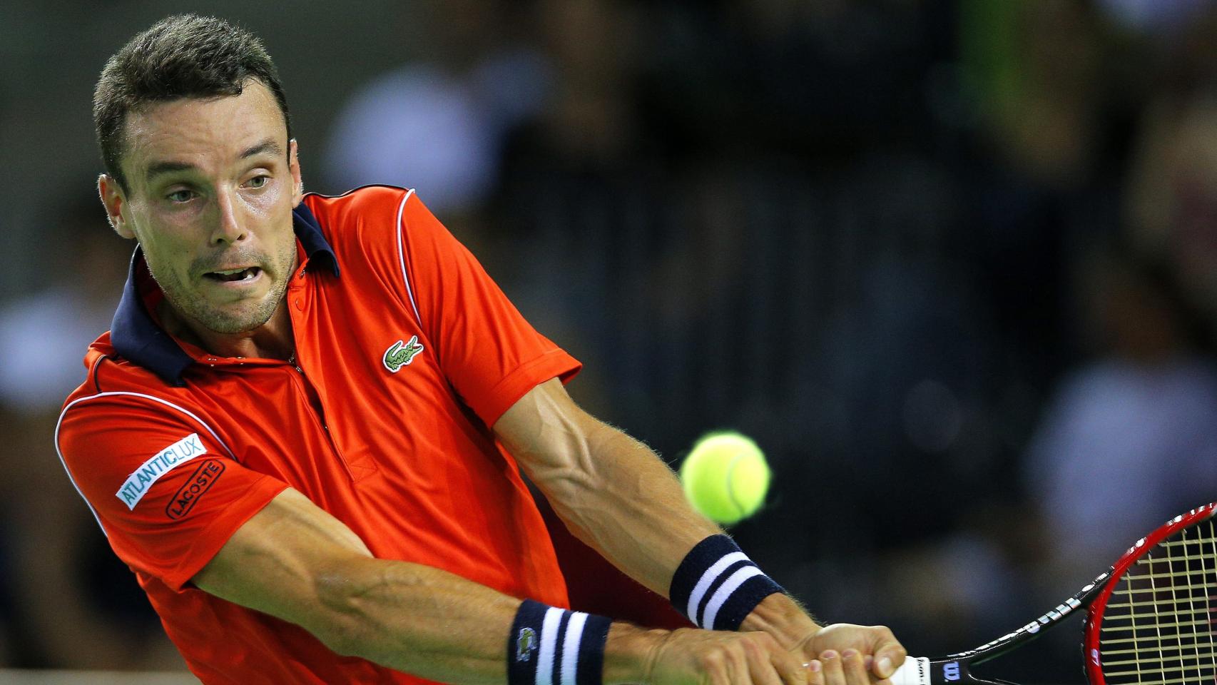 Roberto Bautista en el cuarto partido de la eliminatoria.