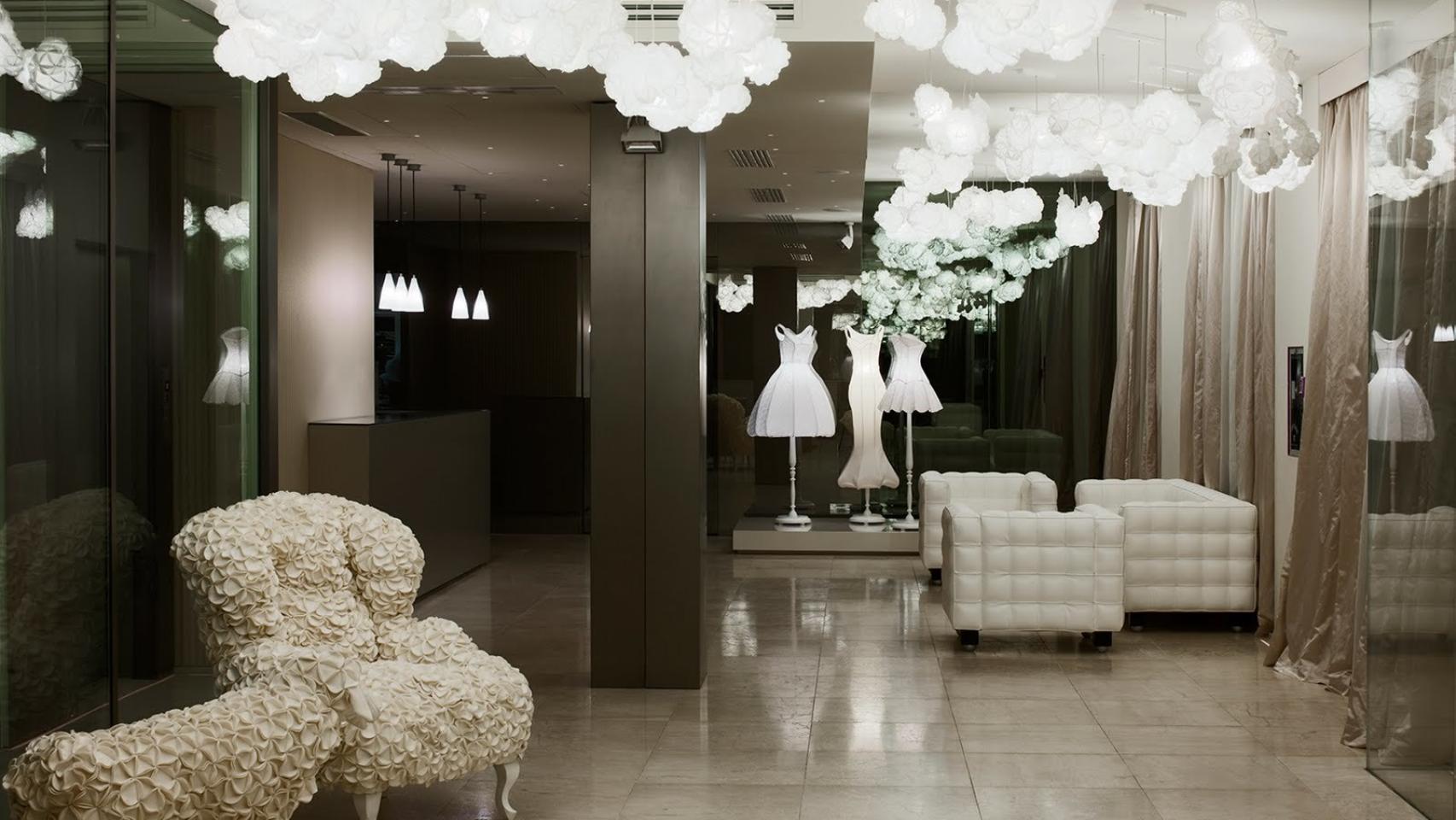 Interior de la Maison Moschino, en Milán.