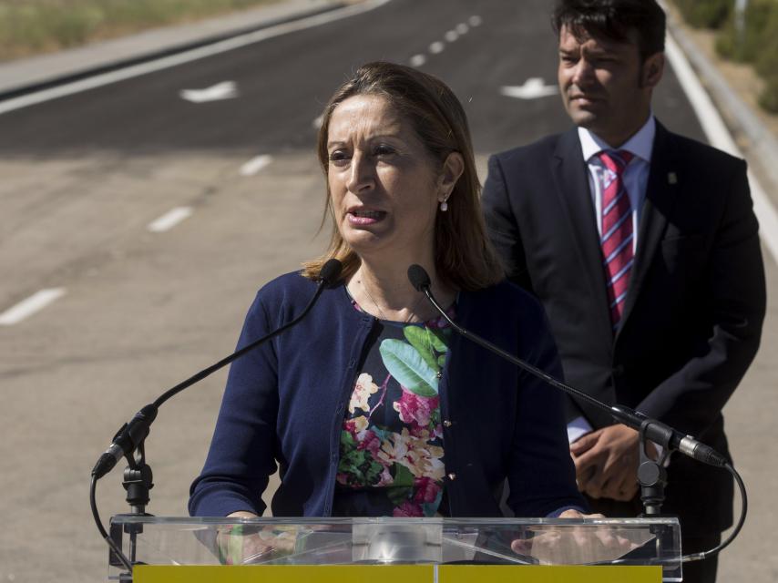 Ana Pastor durante una rueda de prensa