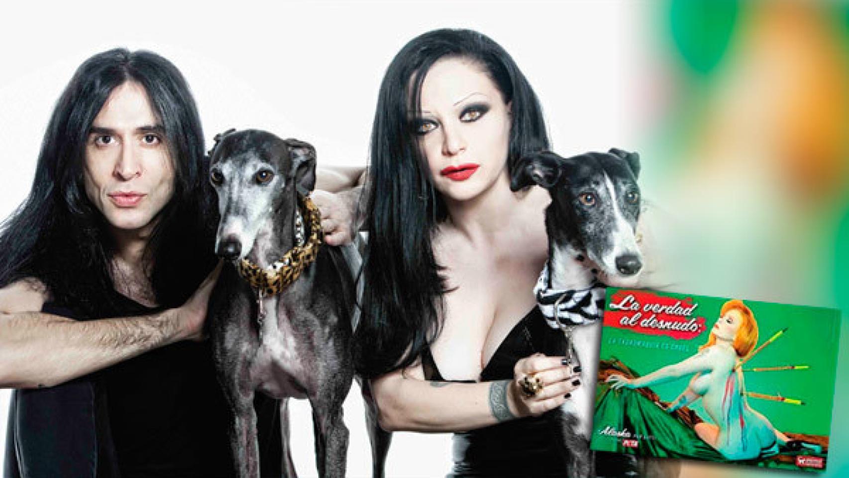 Alaska y Mario para la campaña de PETA.