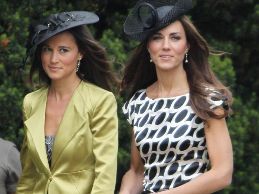Kate Middelton con su hermana Pippa