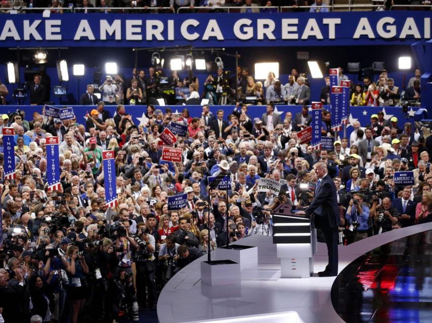 Trump promete hacer a Estados Unidos grande de nuevo.