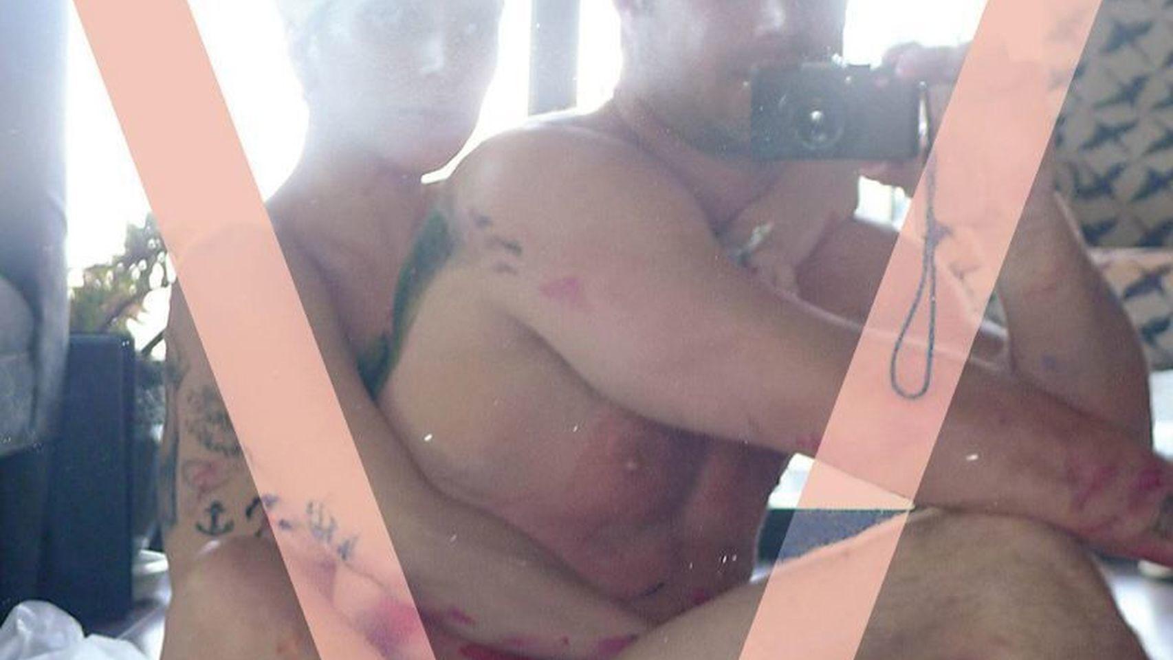 Gaga y Kinney, desnudos.