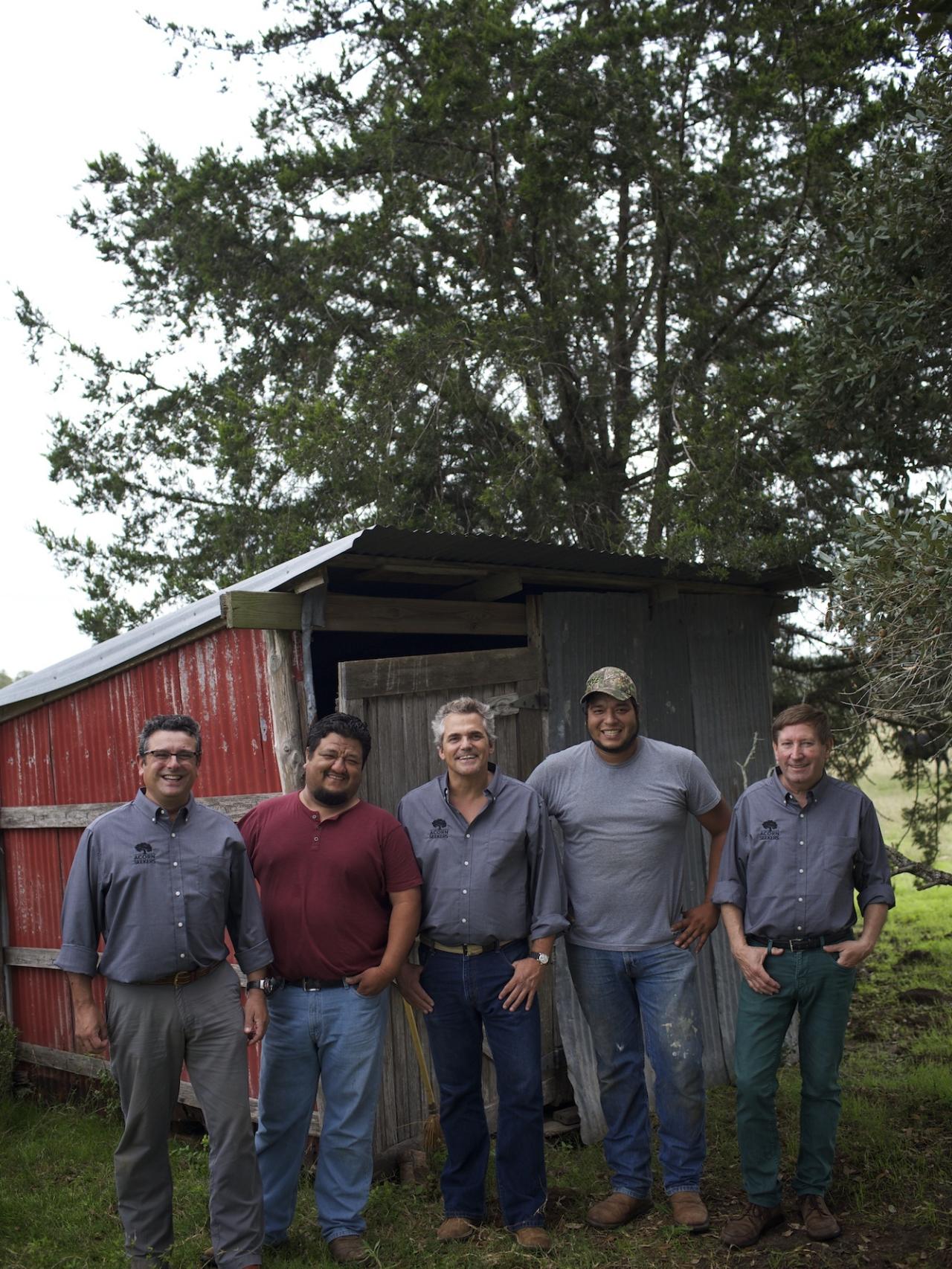 Los trabajadores de Acornseekers.