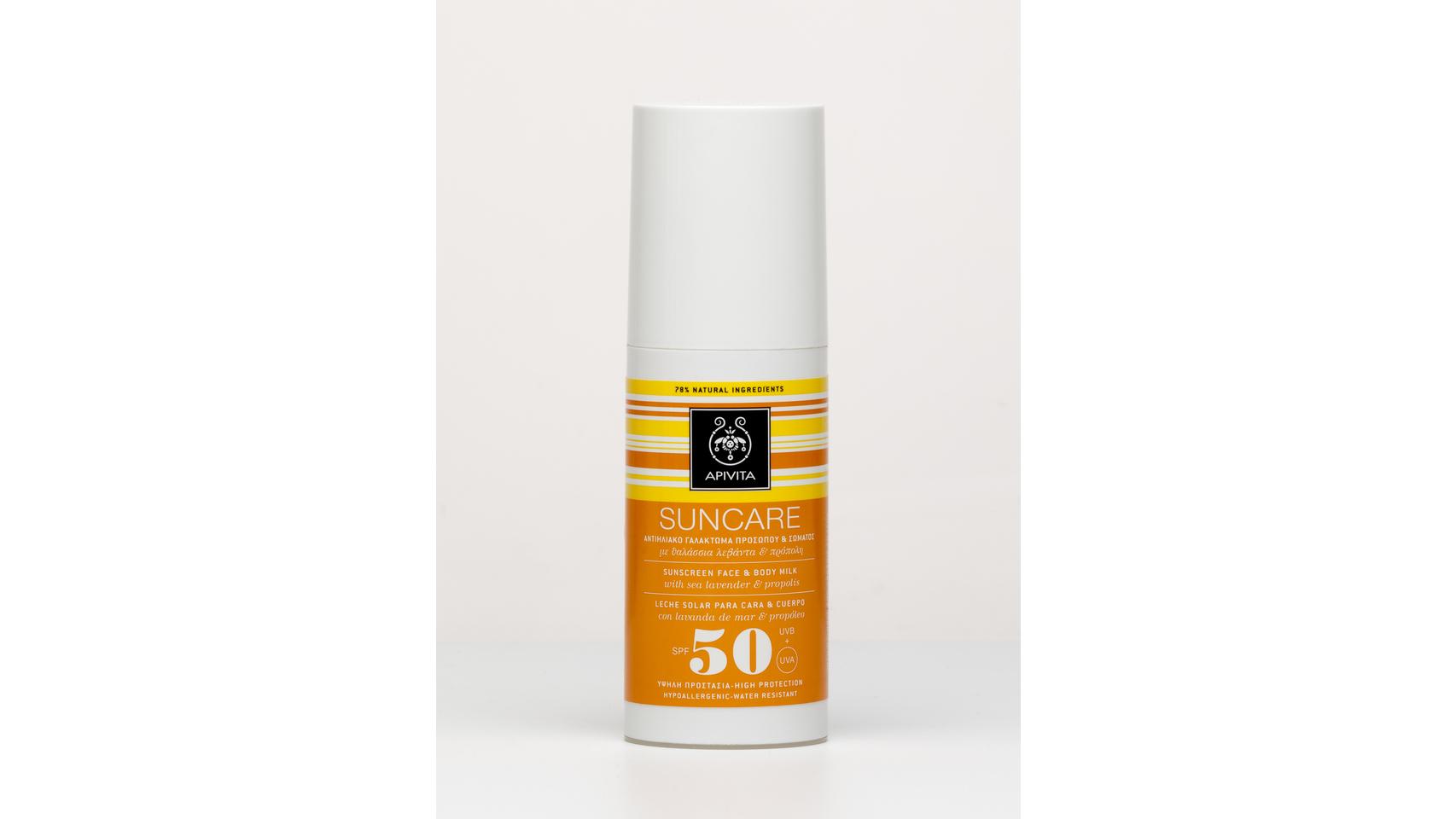 Leche de Protección Solar Apivita.