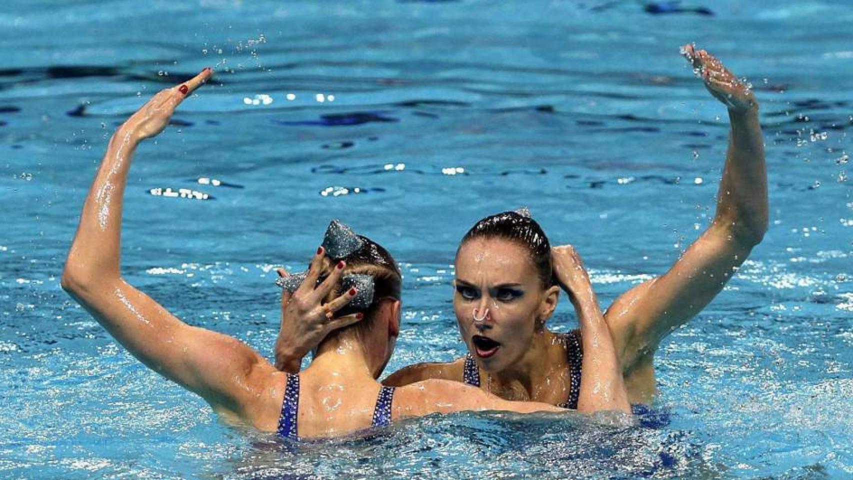 Natalia Ischenko y Svetlana Romashina.