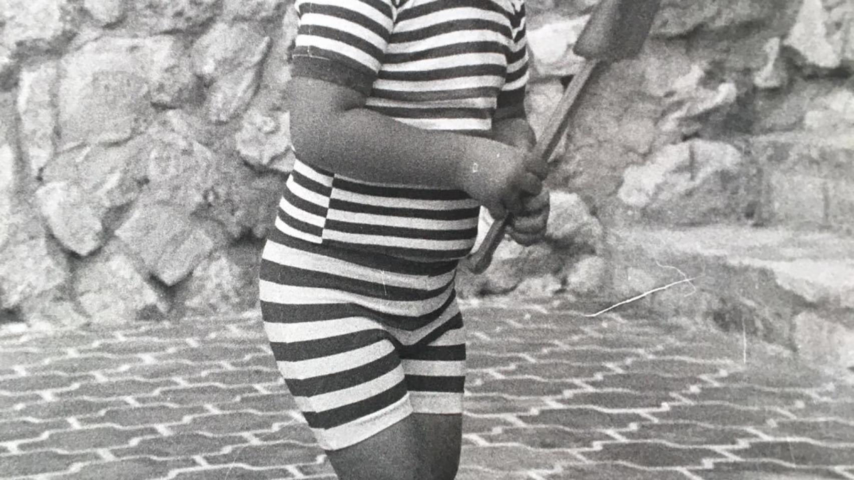 Joaquín Prat en el segundo verano de su vida