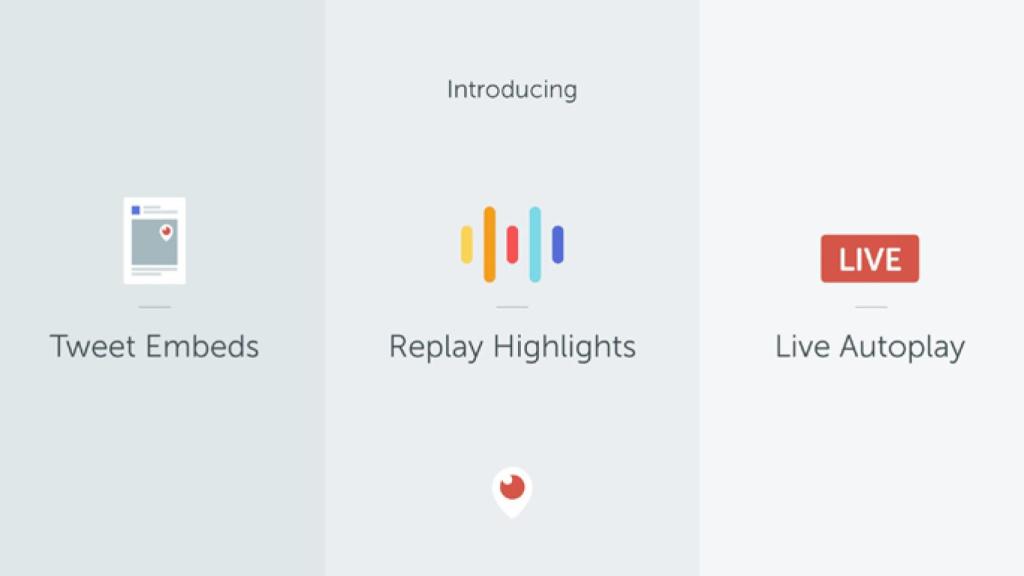 Periscope se actualiza: resúmenes, directos en tweets insertados y auto-reproducción en Android