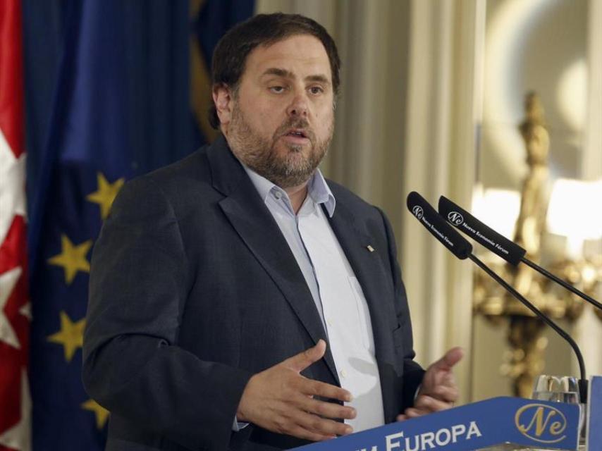 Oriol Junqueras, presidente de Esquerra Republicana de Cataluya.
