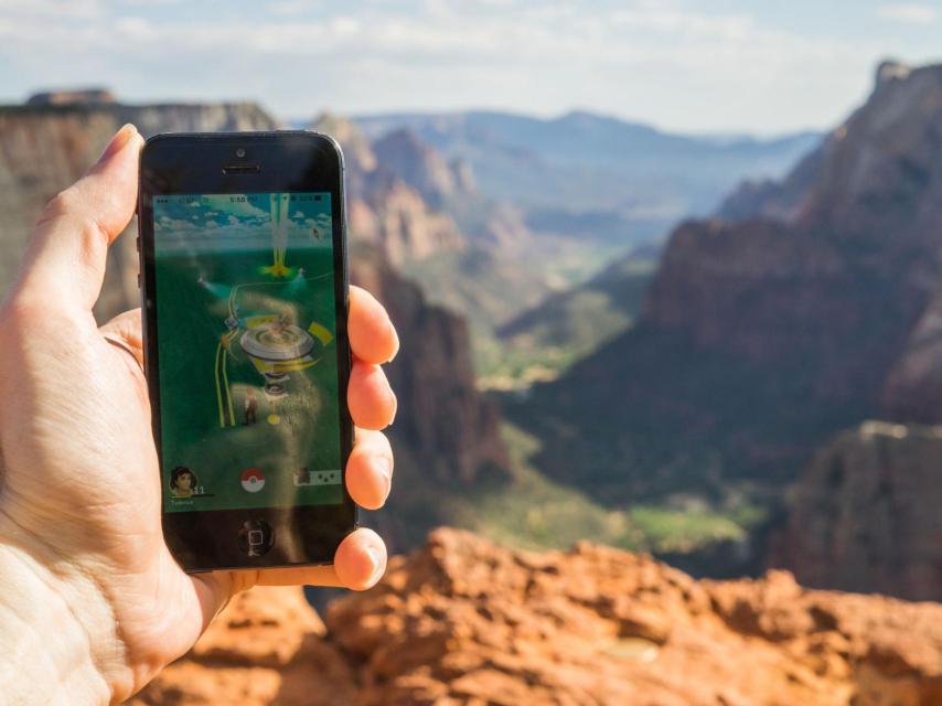 Un gimnasio en el observatorio del Parque Nacional de Zion (Utah)