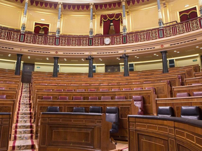El Congreso de los Diputados vacío