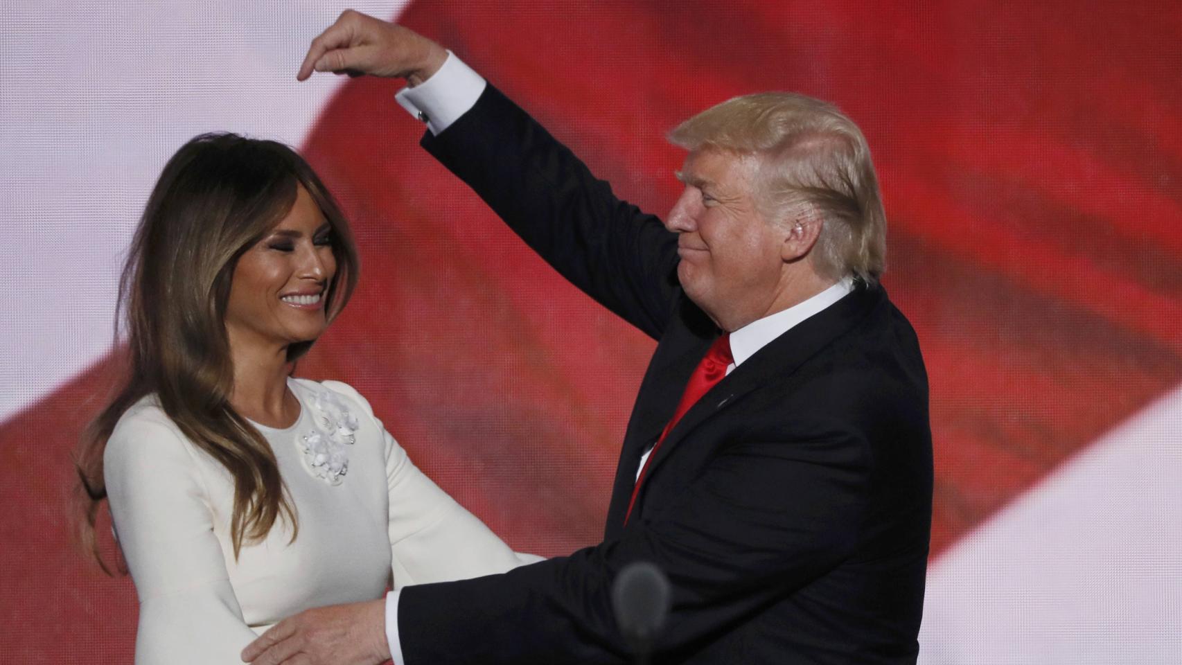 El matrimonio Trump, en la Convención Nacional Republicana.
