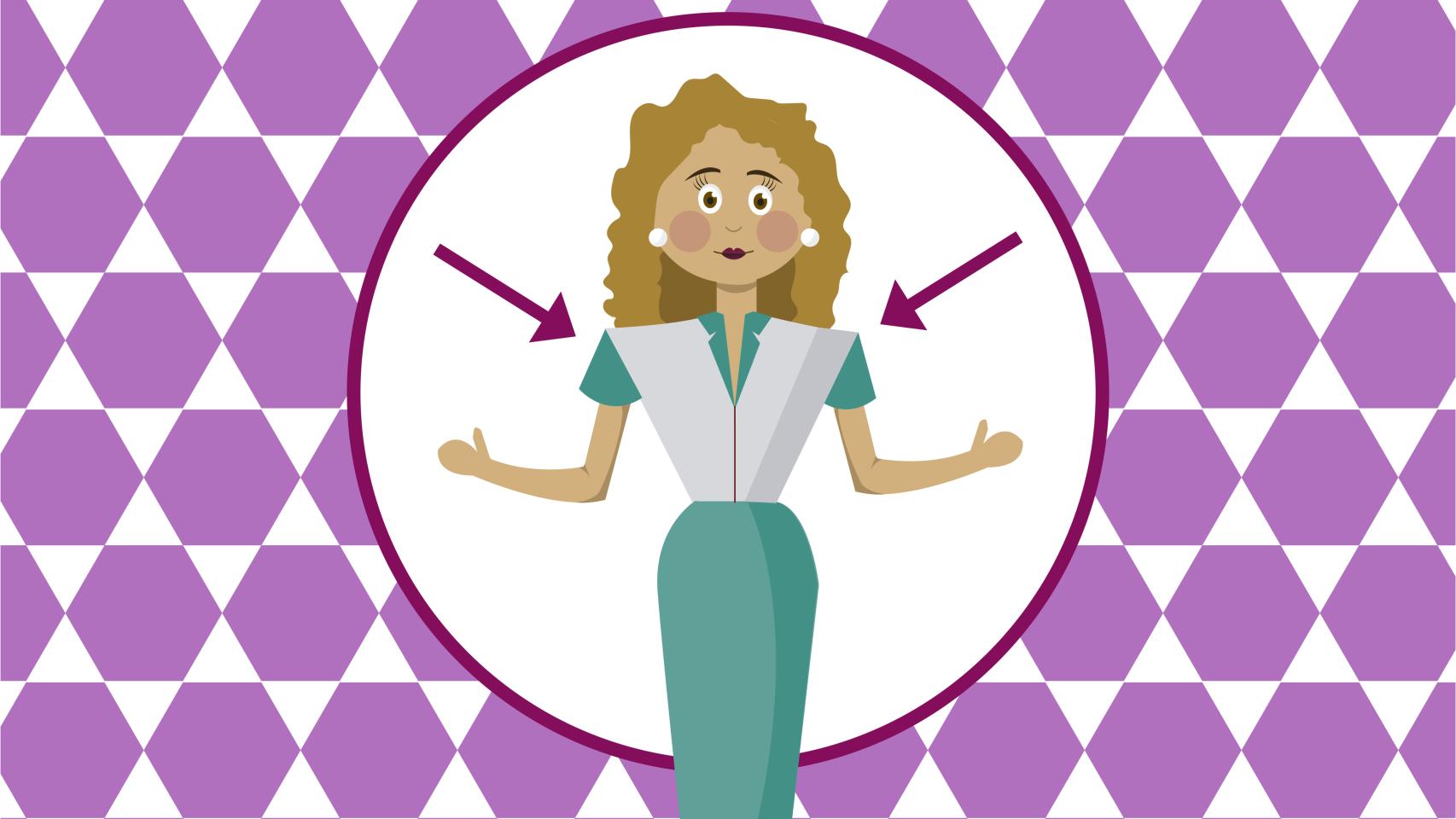 Que no parezca que te has dejado la percha puesta en la ropa.