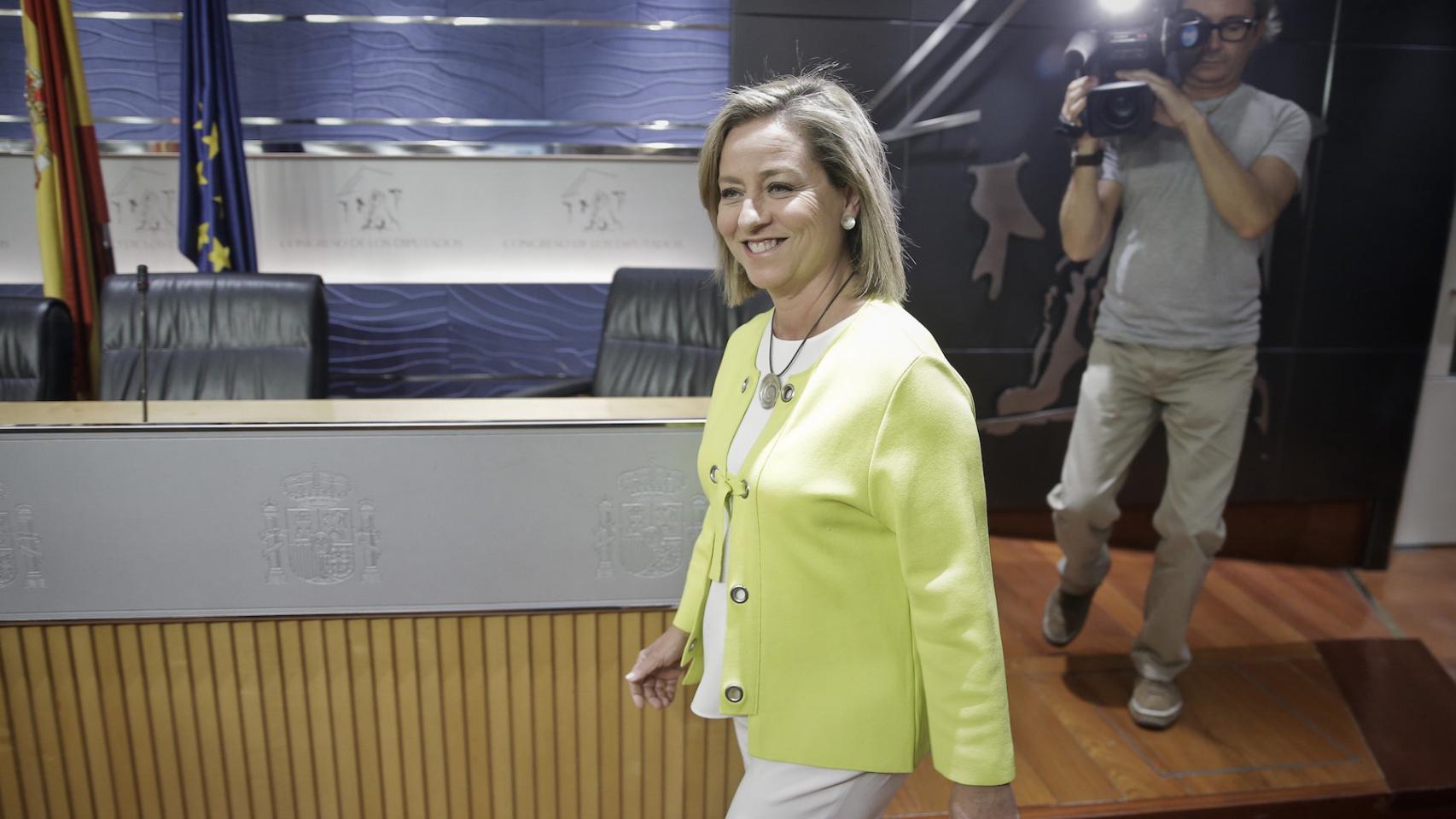 Ana Oramas, diputada de Coalición Canaria, este martes en el Congreso.