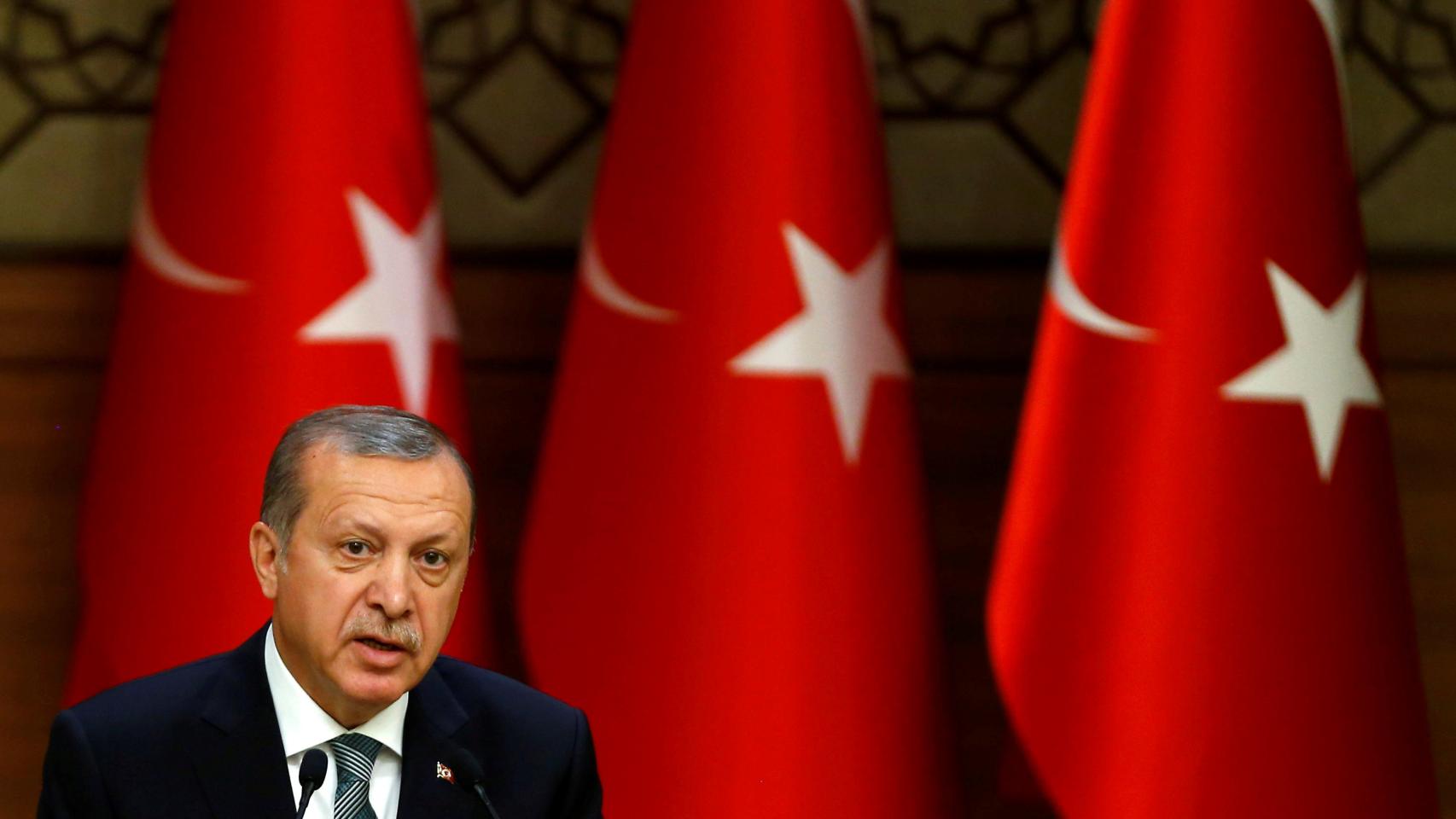 Erdogan, durante una comparecencia ante los medios estos días.
